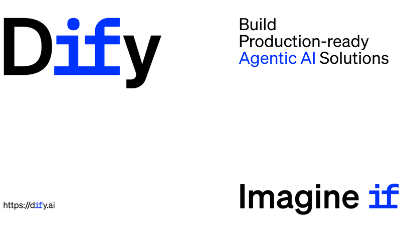 Dify公式のAgentic Workflowプラットフォームイメージ