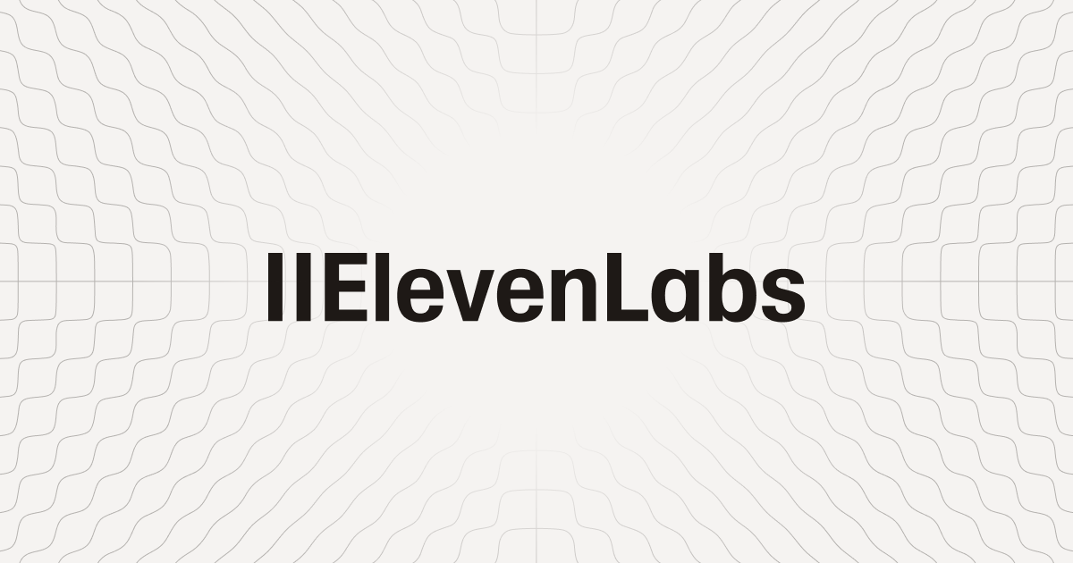 ElevenLabsの公式イメージ